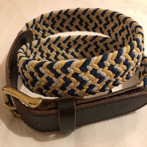 Vineyard Vines braided bungee belt